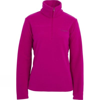 Columbia Fast Trek Half Zip - Női Fleece - Rózsaszín (Magyarország QHP764321)